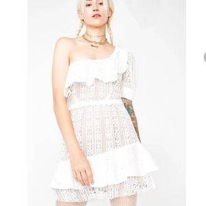 🍋For Love and Lemons Lovebird Lace Mini Dress